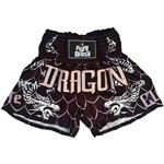 Short para Muay Thai Fight Brasil Dragon Elite