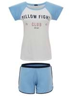 Shortdoll Pillow Club Azul Claro P