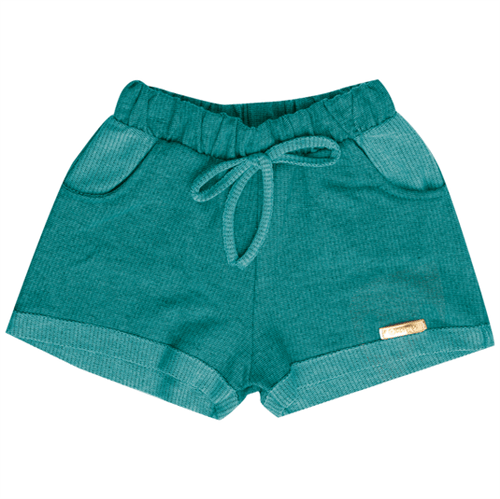 Shorts Abrange Juvenil Moletinho Verde 18