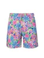 Shorts Fiori In Neon Floral Azul Tamanho P