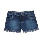 Shorts Jeans Bordado - 4