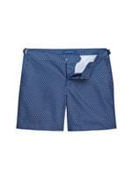Shorts Saline Eden Estampado Azul Marinho Tamanho 36
