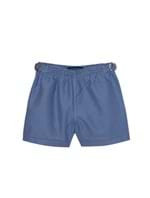 Shorts Saline Estampado Azul Marinho Tamanho 1