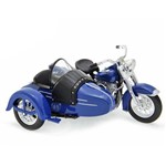 Side Car Harley Davidson Fl Hydra Glide 1952 Maisto 1:18 Azul