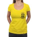 Silva (brasão Preto) - Camiseta Clássica Feminina