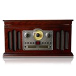 Sistema de Áudio Classic C/ Toca-Discos, AM/FM, Cassete, CD Players, Saída de Áudio e Entrada Auxiliar - CTX Classic - CTX
