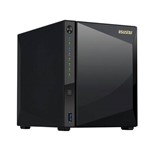 Sistema de Backup Nas Asustor As4004t Marvell Dual Core 1,6ghz 2gb Ddr4 Torre 04 Baias Hot-swap