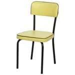 Sixties I Cadeira Preto/amarelo