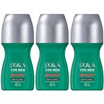 Skala Sport Desodorante Rollon For Men 60ml (kit C/03)