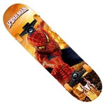 Skate Completo Iniciante Wood Light Herois - Spider Man