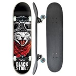 Skate Completo Profissional Black Star Cat 7.8