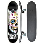 Skate Completo Profissional Black Star Cruz 8.0