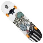 Skate Completo Wood Light Iniciante - Skull Rider
