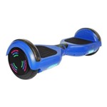 Skate Elétrico Hoverboard 6,5" Azul com LED e Bluetooth FS3400 - Foston