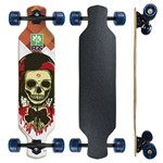 Skate Longboard Completo Pgs - Caveira