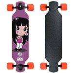 Skate Longboard Completo Pgs - Menina