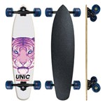 Skate Longboard Completo Unic - Tigre Rosa