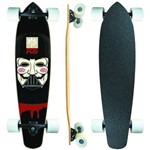 Skate Longboard Fish Completo Pgs - Anonimus Black