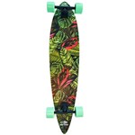 Skate Longboard Mormaii Bel Fix Folhas - Verde e Vermelho