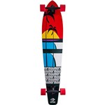 Skate Longboard Mormaii Preto e Vermelho