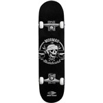 Skateboard Mormaii 498400 Chill Caveira Preto e Branco
