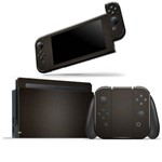 Skin Adesivo Protetor 4D Fibra de Carbono Nintendo Switch (Marrom Premium)