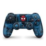 Skin PS4 Controle - Homem-Aranha Spider-Man Comics Controle