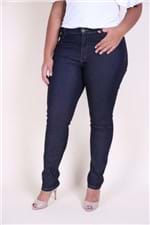 Skinny Jeans Amaciado com Elastano Plus Size Jeans Blue 46