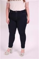 Skinny Jeans com Elastano Black Blue Pluz Size 50