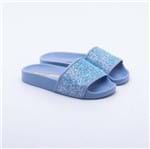 Slide Molekinha Infantil Glitter Azul 28