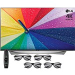 Smart TV 3D LED 79" LG 79UF9500 Ultra HD 4k com Conversor Digital Wi-Fi Integrado 4 HDMI 3 USB Painel IPS WebOs 2.0