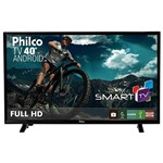 Smart TV LED 40" Philco PH40E20DSGWA Full HD com Conversor Digital 2 USB 3 HDMI Wi-Fi Android - Preta