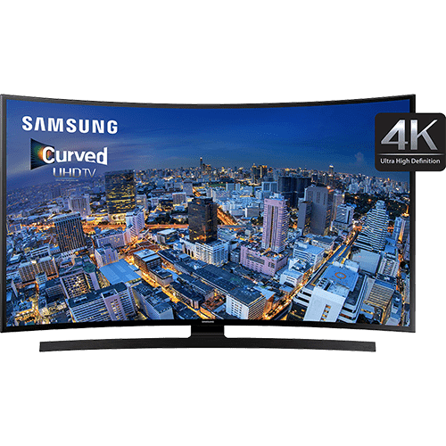 Smart TV LED 65" Samsung 65JU6700 Ultra HD 4K Curva 4 HDMI 3 USB 240Hz CMR