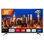 Smart TV LED 55'' Ultra HD Philco PTV55F61SNT 3HDMI 2USB Wi-Fi