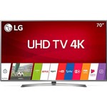 Smart TV LED 70" LG 70UJ6585 Ultra HD 4k (2160p) com Conversor Digital 4 HDMI 2 USB Wi-Fi Webos 3.5 e Sistema de Som Ultra Surround - Prata