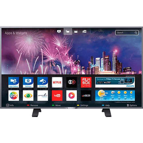 Smart TV LED 32" Philips 32PHG5201 HD Conversor Digital Integrado Wi-Fi 1 USB 3 HDMI