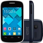 Smartphone Alcatel Pop C1 Dualchip 4015N Desbloqueado Android 4.2 Tela 3.5" 4GB Micro SD Até 32GB Câmera de 2MP GPS - Azul