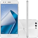 Smartphone Asus Zenfone 4 6GB Memória Ram Dual Chip Android Tela 5.5" Snapdragon 64GB 4G Câmera Dual Traseira 12MP + 8MP Câmera Frontal 8MP - Branco