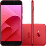 Smartphone Asus Zenfone 4 Selfie Pro Dual Chip Android Tela 5.5" Snapdragon 64GB 4G Wi-Fi Câmera Traseira 16MP Dual Frontal 12MP + 5MP - Vermelho