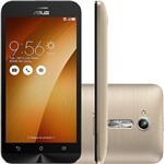 Smartphone Asus Zenfone Go Dual Chip Android 5.1 Tela 5" 8GB 3G Câmera 8MP - Dourado