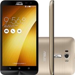 Smartphone Asus Zenfone 2 Laser Dual Chip Android 6 Tela 6" Qualcomm Snapdragon MSM8939 4G Câmera 13MP - Dourado