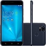 Smartphone Asus Zenfone 3 Zoom Dual Chip Android 6.0 Tela 5.5" Qualcomm Snapdragon 32 GB 4G Wi-Fi Câmera 12MP- Preto