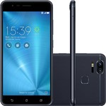 Smartphone Asus Zenfone 3 Zoom Dual Chip Android 6.0 Tela 5.5" Snapdragon 128GB 4G Wi-Fi Câmera 13MP - Preto