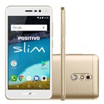 Smartphone Celular Positivo Slim Dourado S510 Dual Chip