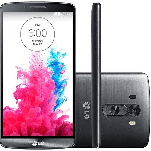 Smartphone LG G3 Desbloqueado Android 4.4 Tela 5.5" 16GB 4G Wi-Fi Câmera 13MP - Titânio