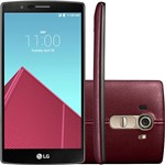 Smartphone LG G4 Dual Chip Desbloqueado Android 5.1 Lollipop Tela 5,5'' 32GB Wi-Fi Câmera de 16MP - Couro Vinho