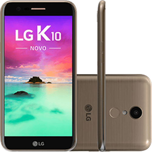 Smartphone LG K10 Novo Dual Chip Android 7.0 Tela 5,3" 32GB 4G 13MP - Dourado