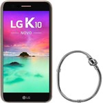 Smartphone Lg K10 Novo Dual Chip Android 7.0 Tela 5,3" 32gb 4g 13mp - Dourado + Pulseira