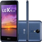 Smartphone LG K4 Lite Dual Chip Android 6.0 Tela 5.0" Quadcore 1.1GHz 8GB 4G Câmera 5MP - Índigo