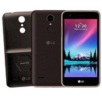 Smartphone LG K7I X230I Dual SIM 16GB de 5.0" 8MP/5MP OS 6.0 com Tecnologia Repelente Eletrônico - Marrom